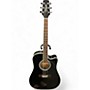 Used Takamine EF341C Black Acoustic Electric Guitar Black