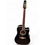 Used Takamine EF341DX Ebony Acoustic Electric Guitar Ebony