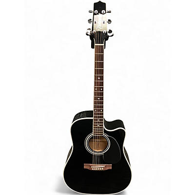 Used Takamine EF341SC BLACK Acoustic Electric Guitar