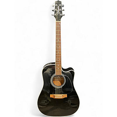 Used Takamine EF341SC BLACK Acoustic Electric Guitar