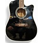 Used Takamine EF341SC Black Acoustic Electric Guitar Black