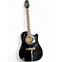 Used Takamine EF341SC Black Acoustic Electric Guitar Black