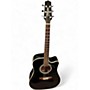Used Takamine EF341SCX Black Acoustic Electric Guitar Black