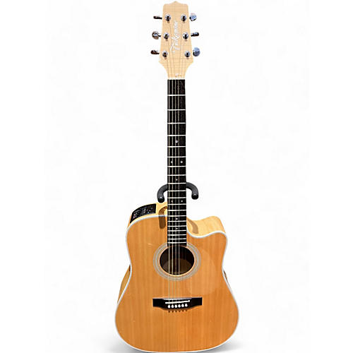 Takamine Used Takamine EF350MC Natural Acoustic Electric Guitar Natural