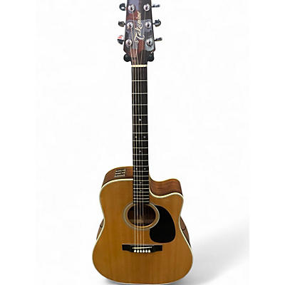 Used Takamine EF360C Natural Acoustic Electric Guitar