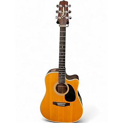 Used Takamine EF360C Natural Acoustic Electric Guitar