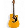 Used Takamine EF360C Natural Acoustic Electric Guitar Natural