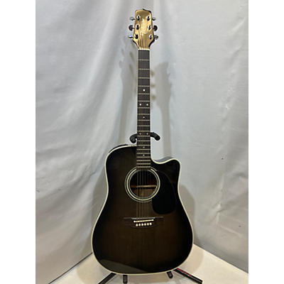 Takamine Used Takamine EF361EC Black Acoustic Electric Guitar