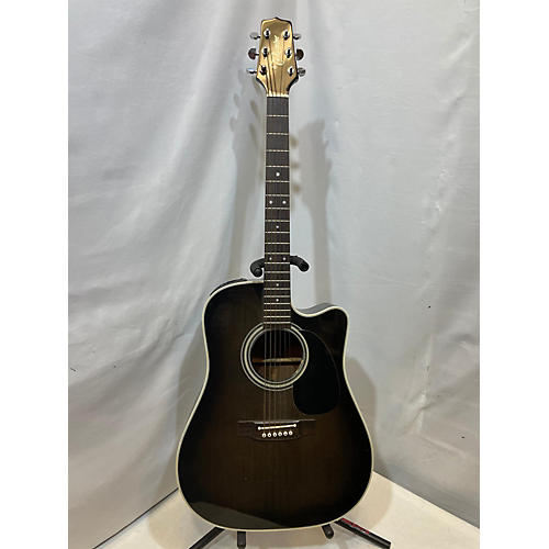 Takamine Used Takamine EF361EC Black Acoustic Electric Guitar Black