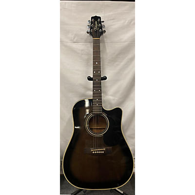 Takamine Used Takamine EF361EC Tobacco Burst Acoustic Guitar