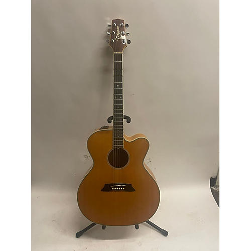 Takamine Used Takamine EF381M Natural Acoustic Electric Guitar Natural