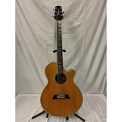 Takamine Used Takamine EF391-R Natural Acoustic Electric Guitar