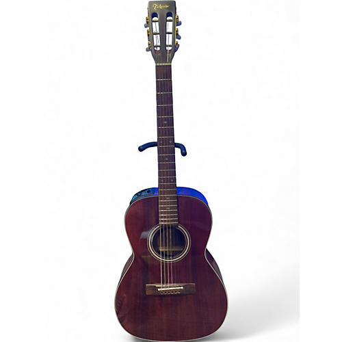 Used Takamine EF406 Natural Acoustic Electric Guitar Natural
