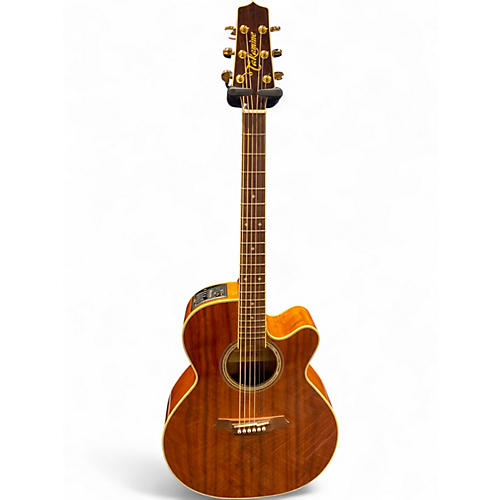 Used Takamine EF508KC NEX Natural Acoustic Electric Guitar Natural