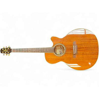 Used Takamine EF508KC NEX Natural Acoustic Electric Guitar
