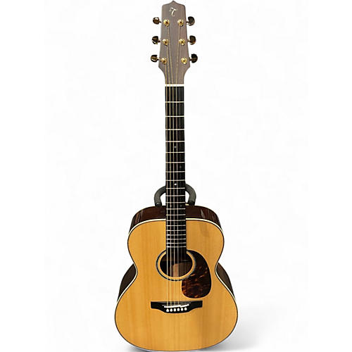 Used Takamine EF7M-LS Natural Acoustic Electric Guitar Natural