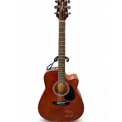 Used Takamine EG-330OHC Trans Brown Acoustic Electric Guitar