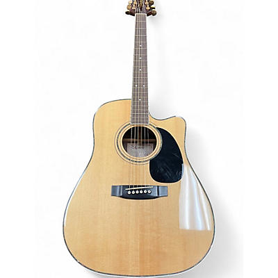 Used Takamine EG-334SC Natural Acoustic Electric Guitar