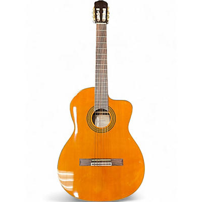 Used Takamine EG128SC Natural Classical Acoustic Electric Guitar