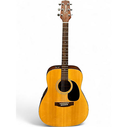 Used Takamine EG240 Natural Acoustic Guitar Natural