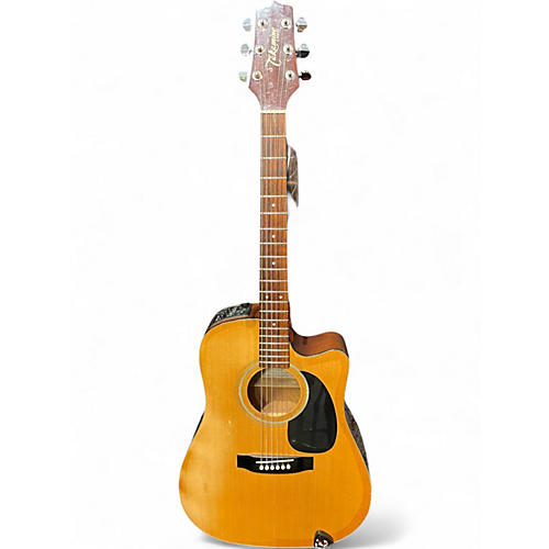 Used Takamine EG330C Natural Acoustic Guitar Natural