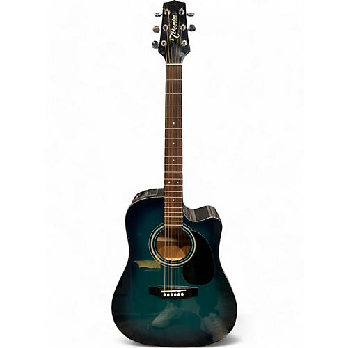 Takamine Used Takamine EG330C-OBB Ocean Blue Burst Acoustic Electric Guitar Ocean Blue Burst