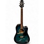 Used Takamine Used Takamine EG330C-OBB Ocean Blue Burst Acoustic Electric Guitar Ocean Blue Burst