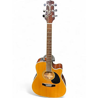 Used Takamine EG332C Natural Acoustic Electric Guitar