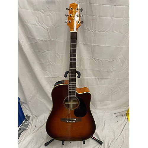 Takamine Used Takamine EG333C Sunburst Acoustic Electric Guitar Sunburst