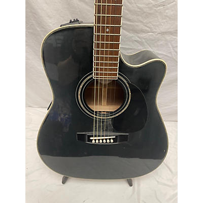 Takamine Used Takamine EG334BC Black Acoustic Electric Guitar