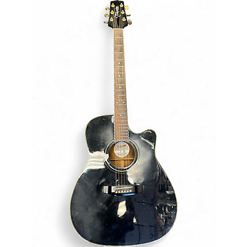 Used Takamine EG334BC Black Acoustic Electric Guitar Black