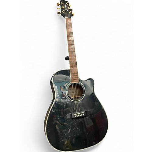 Used Takamine EG334BC Black Acoustic Electric Guitar Black