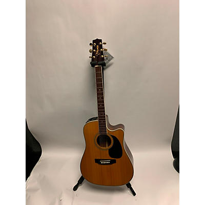 Takamine Used Takamine EG334SC Natural Acoustic Electric Guitar