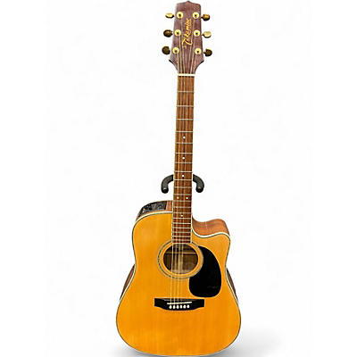 Used Takamine EG334SC Natural Acoustic Electric Guitar