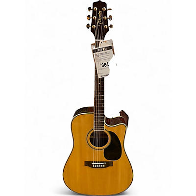 Used Takamine EG334SC Natural Acoustic Electric Guitar