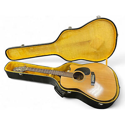 Used Takamine EG33OC Natural Acoustic Electric Guitar