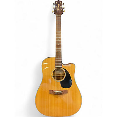 Used Takamine EG340C Natural Acoustic Electric Guitar
