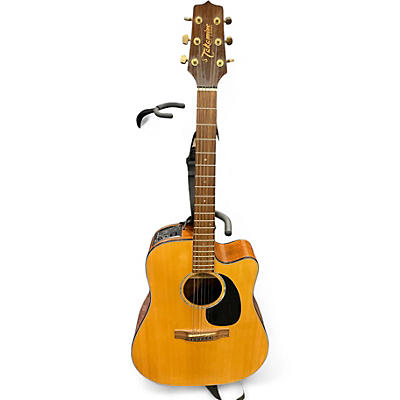 Used Takamine EG340C Natural Acoustic Electric Guitar