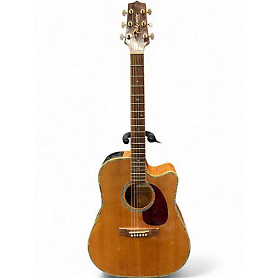 Used Takamine EG340DLX Vintage Natural Acoustic Guitar