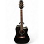 Used Takamine EG341C Black Acoustic Electric Guitar Black