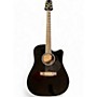 Used Takamine Used Takamine EG341SC Black Acoustic Electric Guitar Black