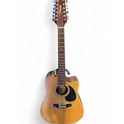 Used Takamine EG355C Natural 12 String Acoustic Guitar
