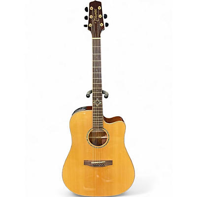 Used Takamine EG363SC Natural Acoustic Electric Guitar