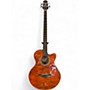 Used Takamine EG512 Trans Orange Acoustic Bass Guitar Trans Orange