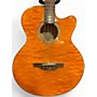 Used Takamine EG512C Orange Acoustic Bass Guitar Orange