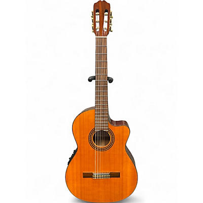 Used Takamine EG522C Natural Classical Acoustic Electric Guitar