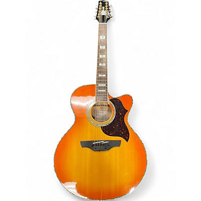 Used Takamine EG523CDX12 SUNBURST 12 String Acoustic Electric Guitar
