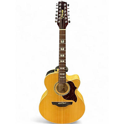 Used Takamine EG523SC12 Natural 12 String Acoustic Electric Guitar