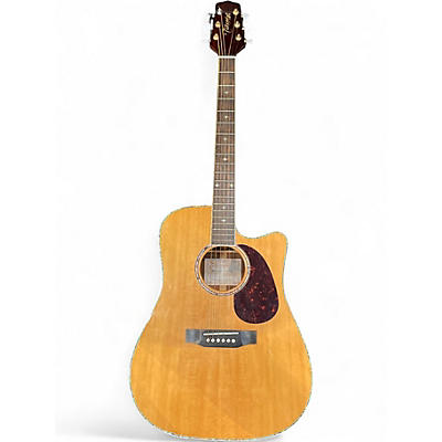 Used Takamine EG530DLX Natural Acoustic Electric Guitar