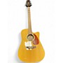 Used Takamine EG530SSC Natural Acoustic Electric Guitar Natural
